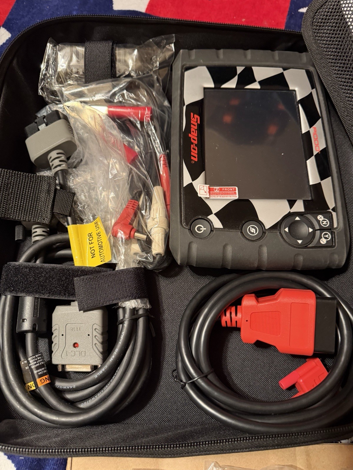 2026 SnapOn P1000 26.2 Motorcycle & Car Scanner Kit W/ Adapters EESC334 Snap On
