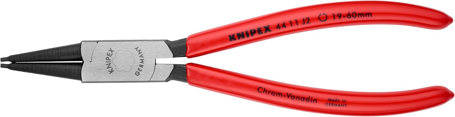 KNIPEX Tools – 2 Piece Circlip Pliers Set (9K008018US), Red