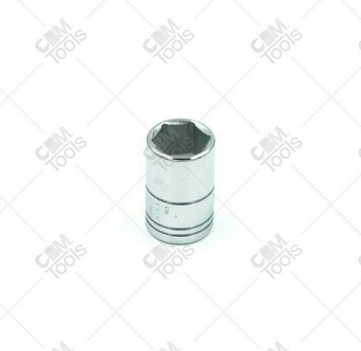 SK Hand Tools 40709 1/4″ Dr. 10mm 6pt Standard Metric Chrome Socket