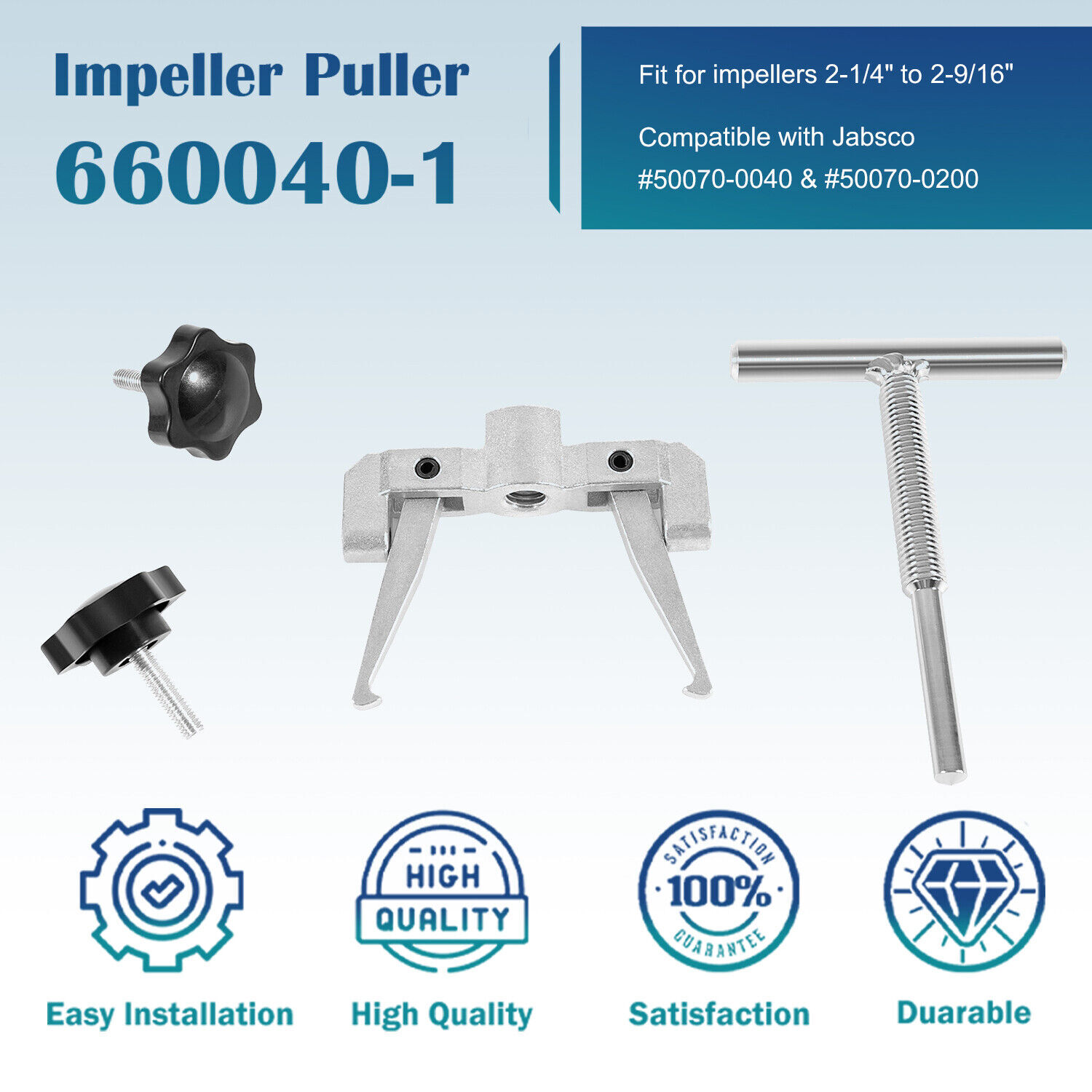 660040-1 Impeller Puller Removal for Impellers 2-1/4″ to 2-9/16″ Jabsco Pump US