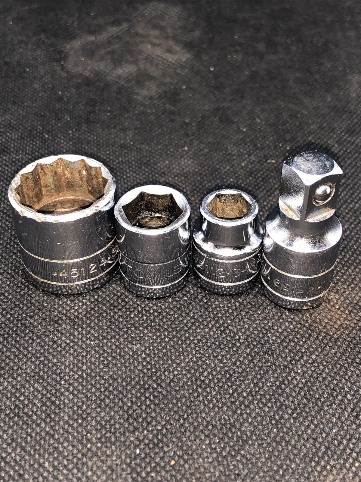 S-K Sockets Lot Of 4-45116,45159,45112,45124