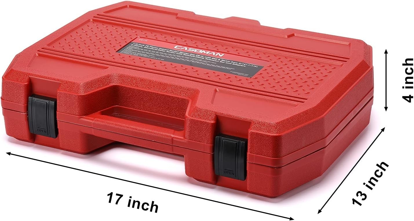 70-Piece 1/2-Inch Impact Socket Set, SAE & Metric