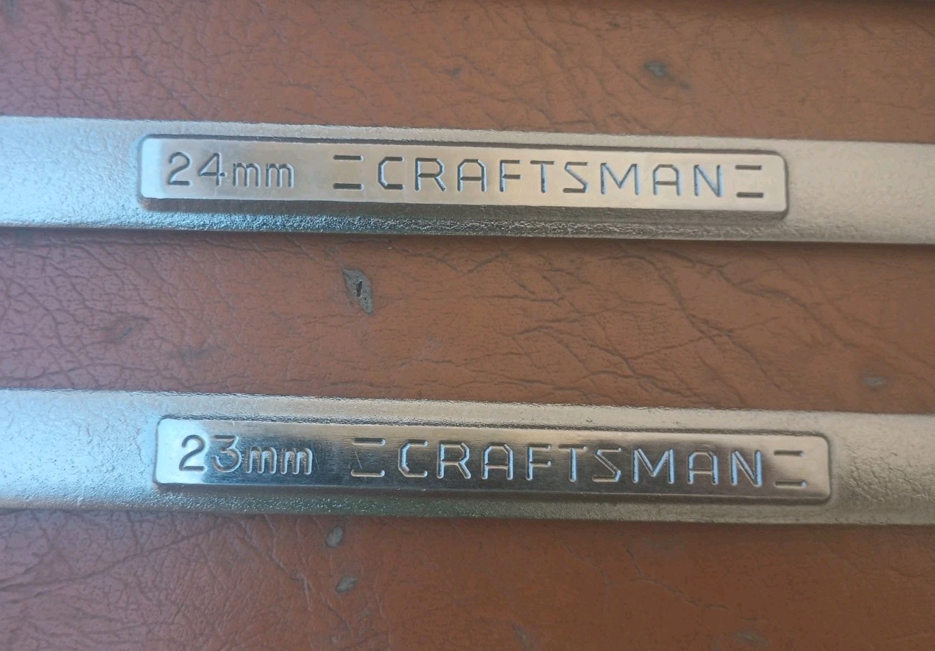 Craftsman USA 7pc -VA- 20mm to 26mm Large Metric (Rare) Combination Wrench Set