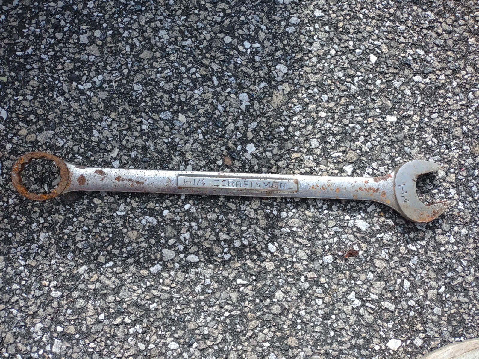 Craftsman (VA-44708) – 1-1/4″ Combination Wrench (USA)…..FREE S&H!!!