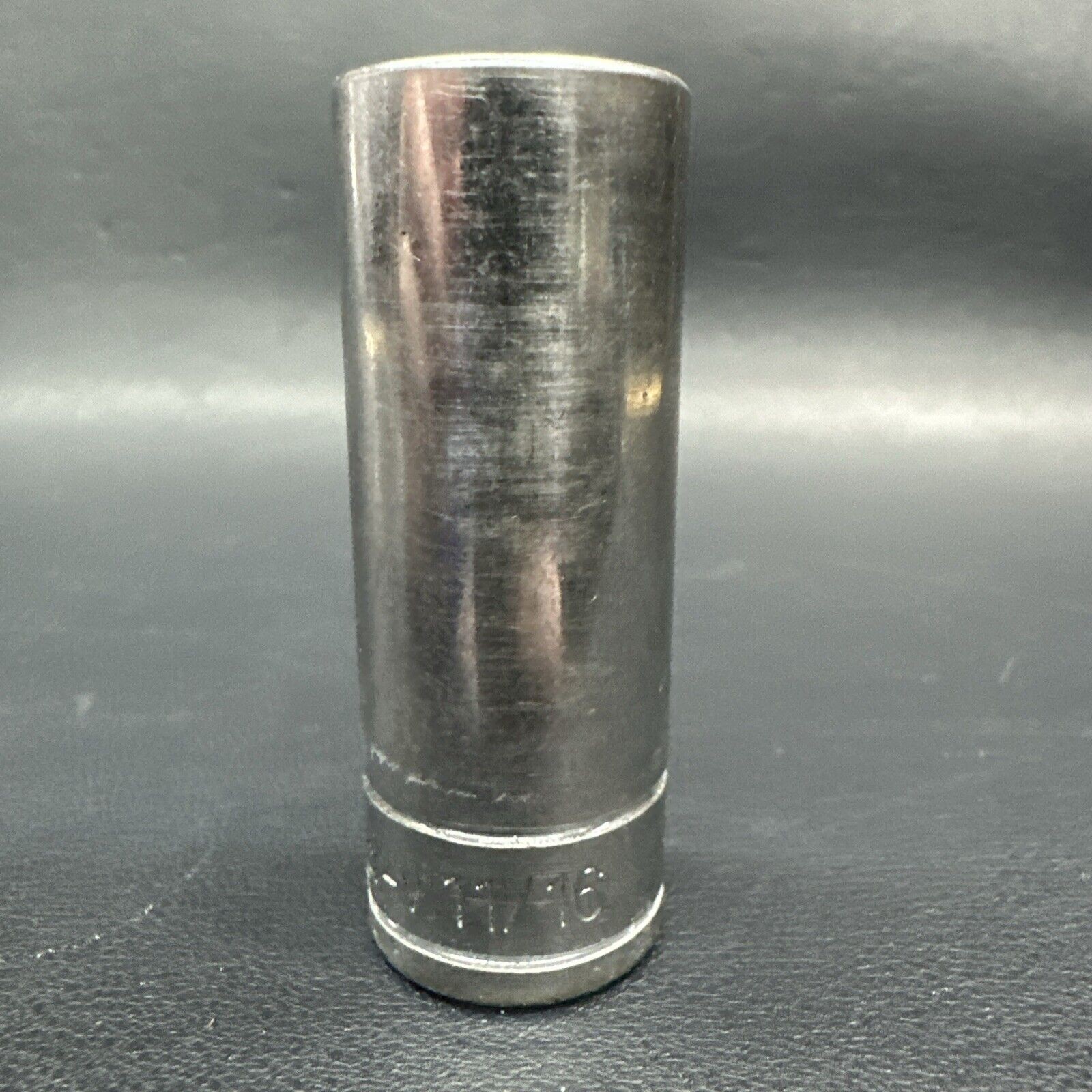 PowerBuilt 11/16” Socket 3/8″ Drive 6 Point Deep SAE Socket CR-V