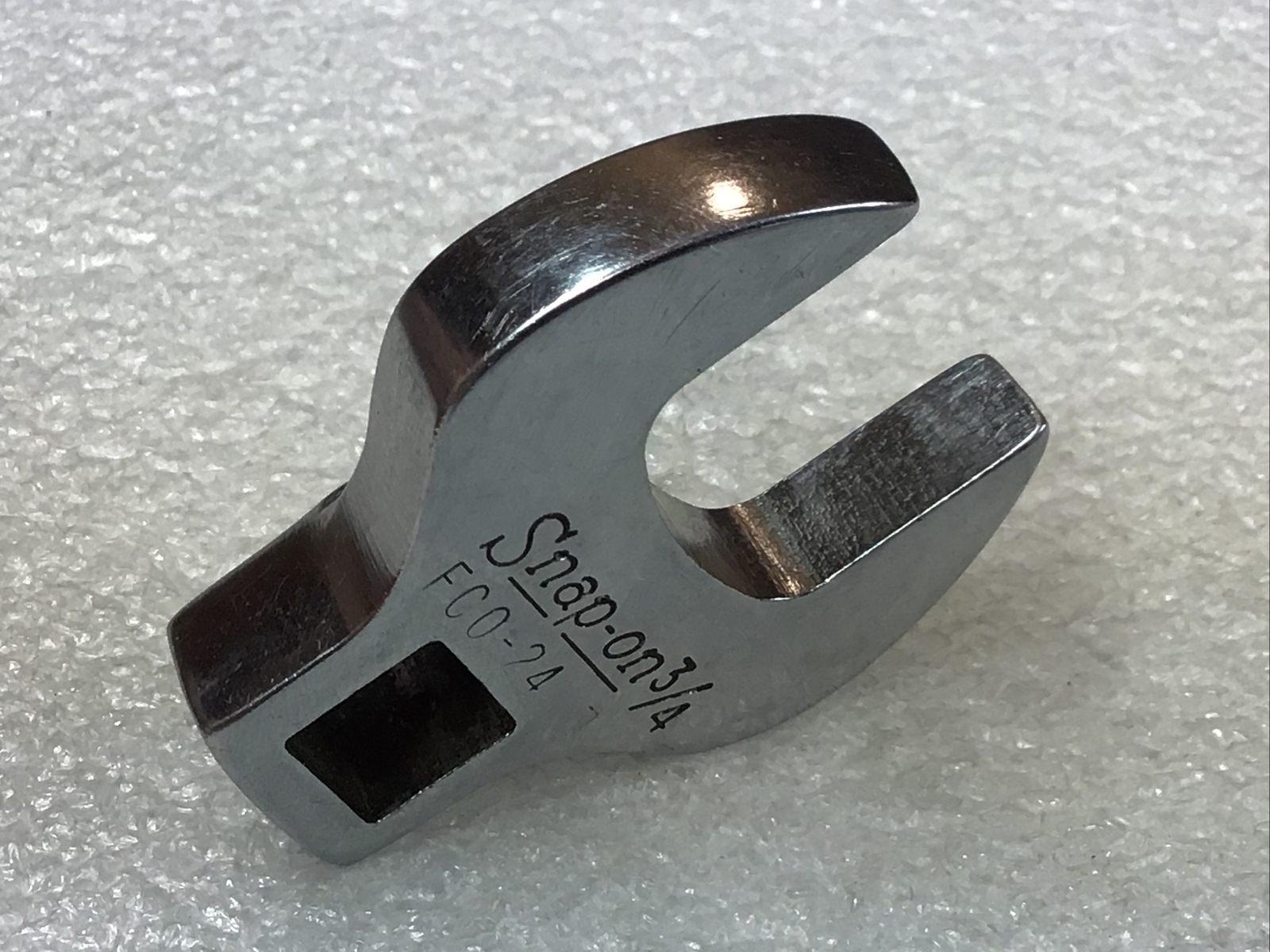 SNAP ON#FCO24 – 3/4”, SAE, 3/8”DR.,OPEN END,CROWFOOT, SOCKET,UNDERLINE LOGO-NICE
