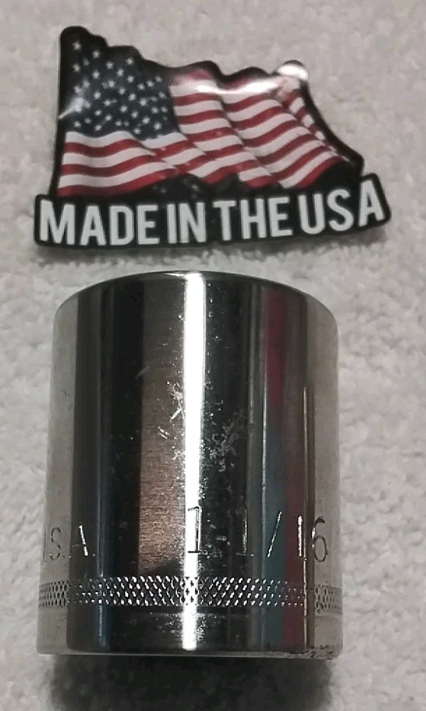 EASCO 53 3134 1/2″ DRIVE 1-1/16″ 12PT SOCKET SAE USA 🇺🇸