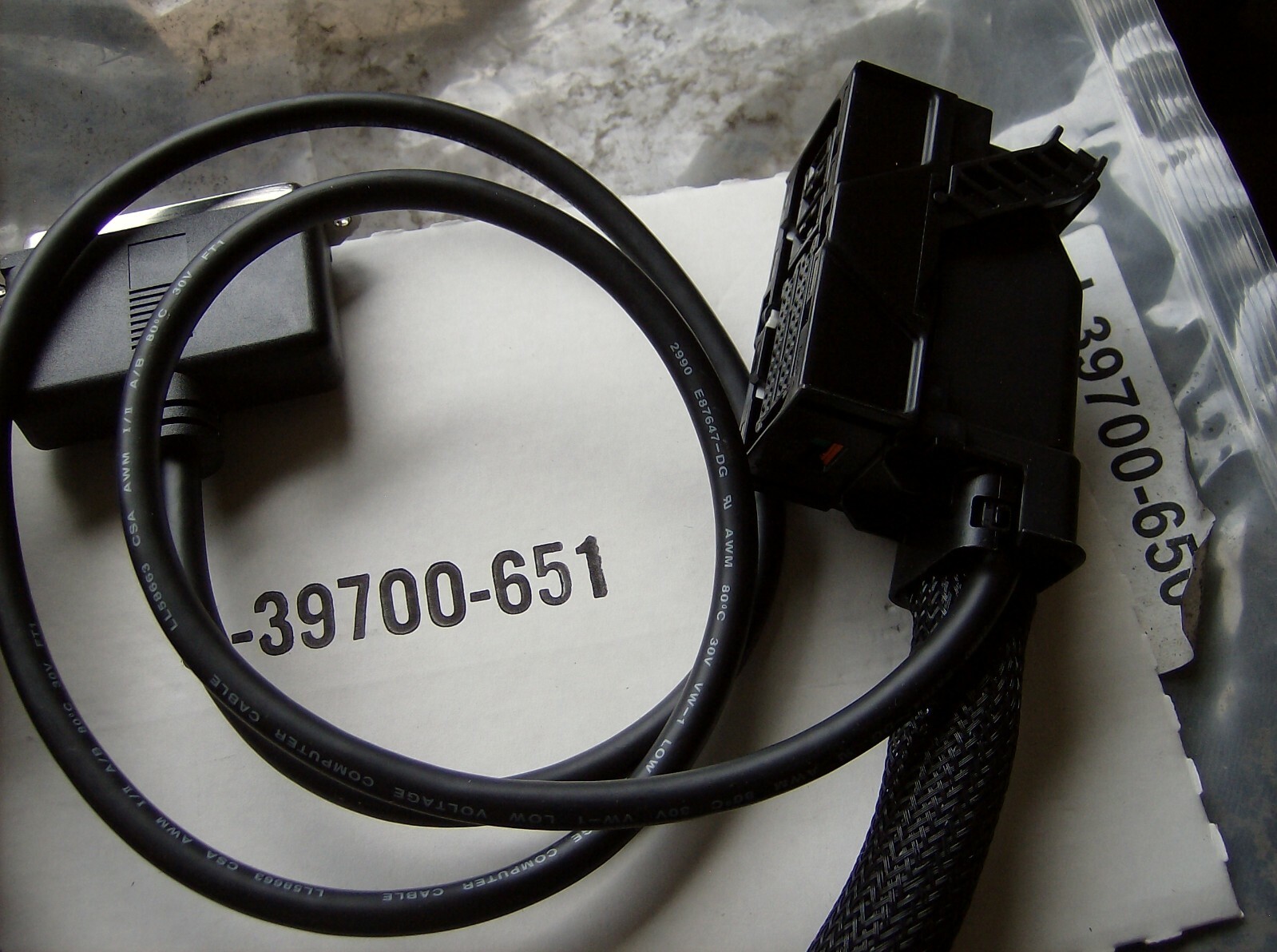 KENT MOORE J39700-650 J39700-651 BREAKOUT BOX OVERLAY AND ADAPTER