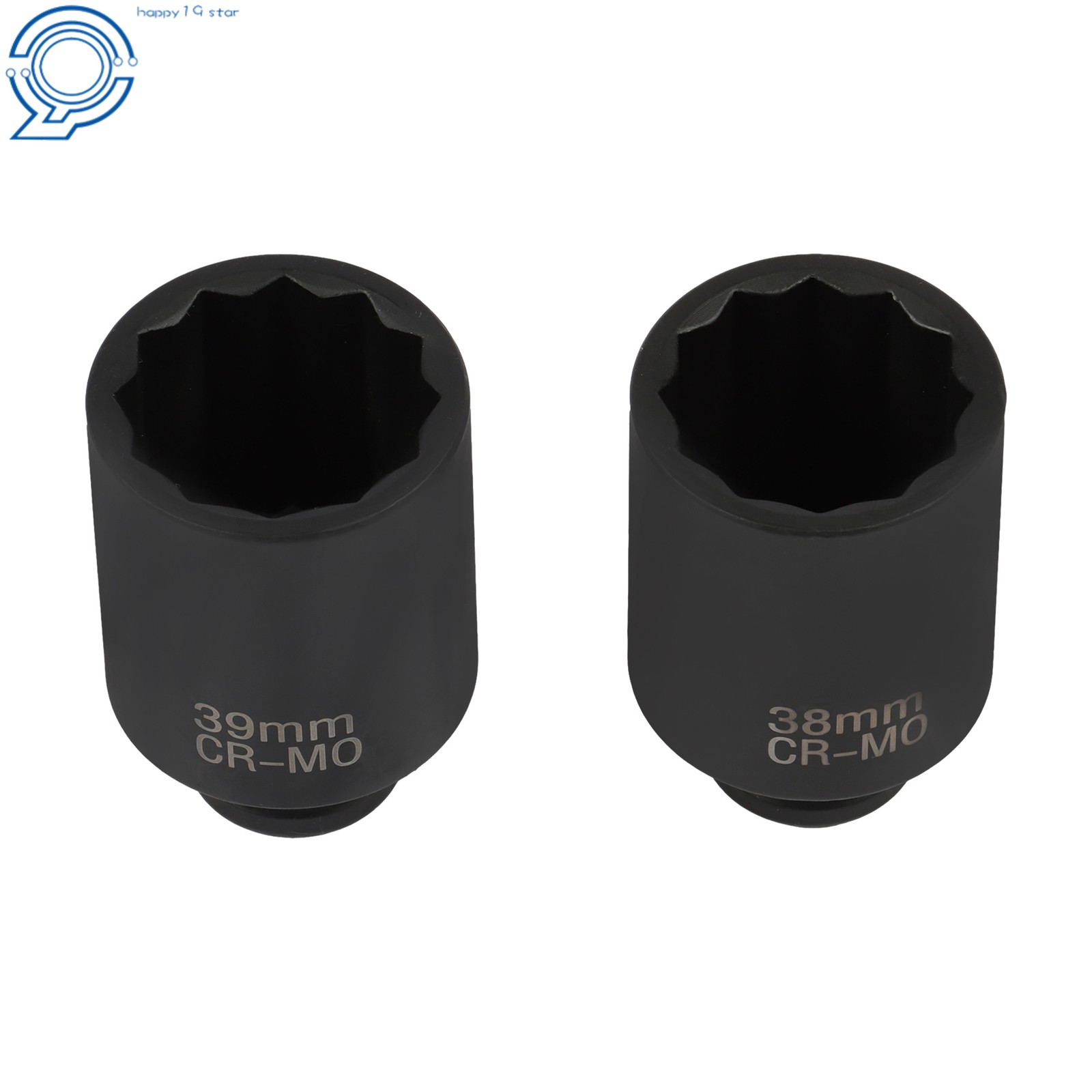 8PCS 1/2″ Impact Socket Set 12Point 1″ to 1-1/2″Drive Deep Spindle Axle Nut