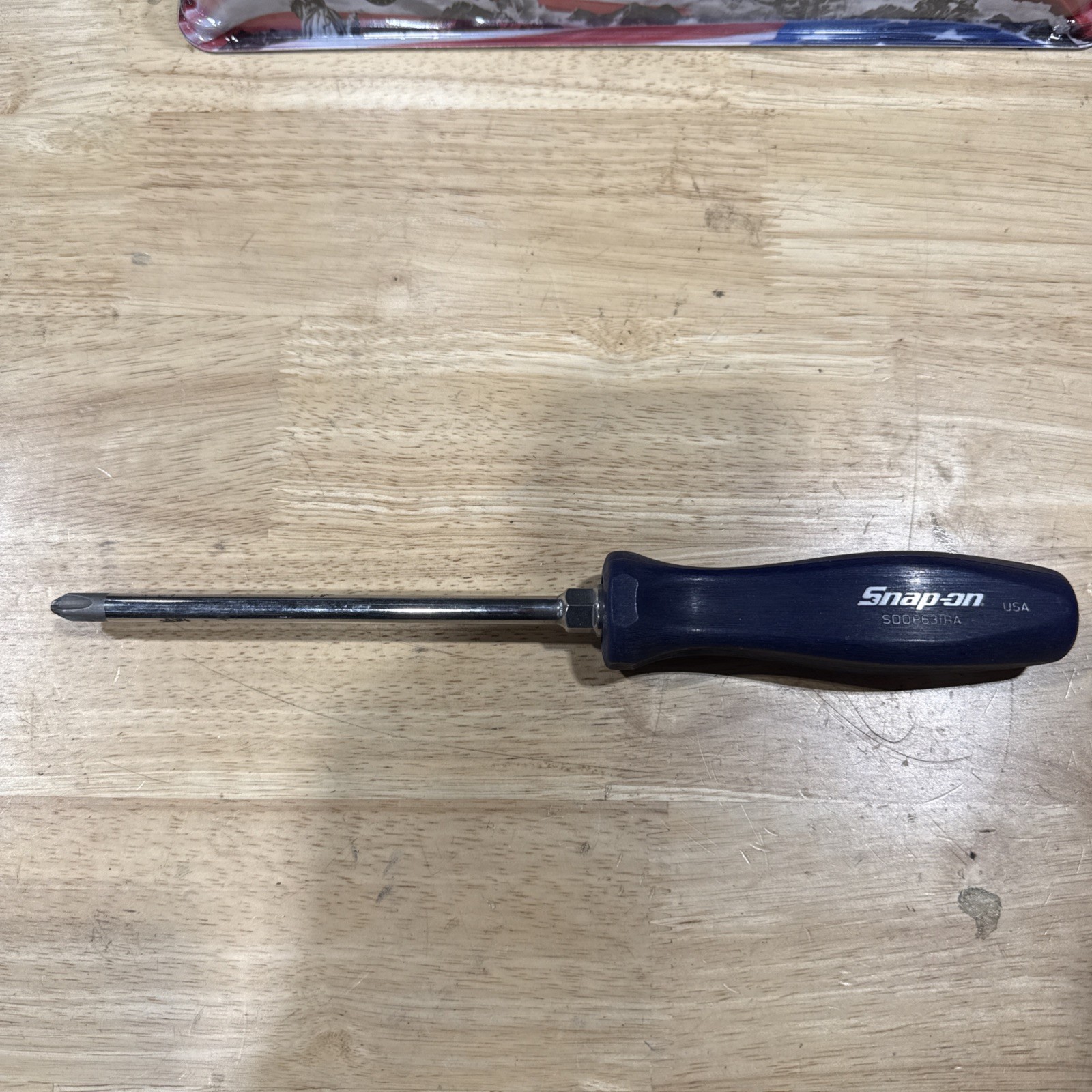 Snap-on Tools USA NEW DARK BLUE Hard Handle P3 Phillips Screwdriver SDDP63IRAB