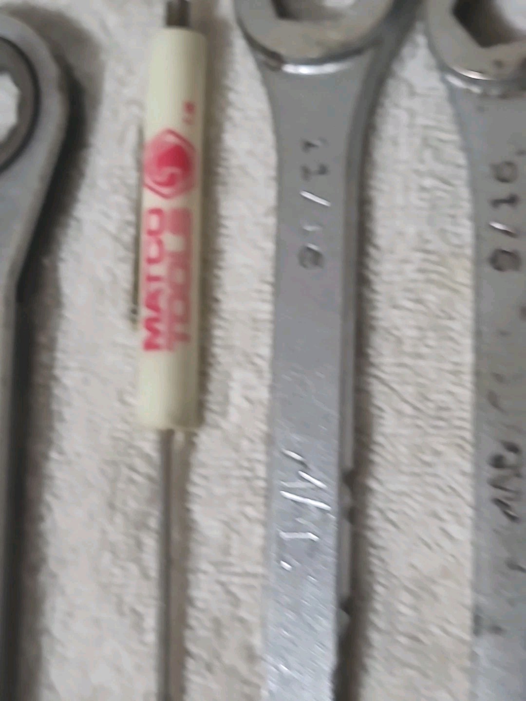 Mac Tools Lot 3/8″ Drive X8R, CH3 WELDING HAMMER 6 WRENCHES, MATCO, USA MADE.