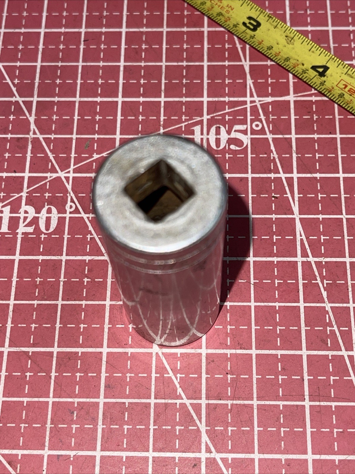 S-K USA 40424 3/4 In SAE 3/8 Drive 6 Point Deep Socket Vintage SK 3/8” 3/4”