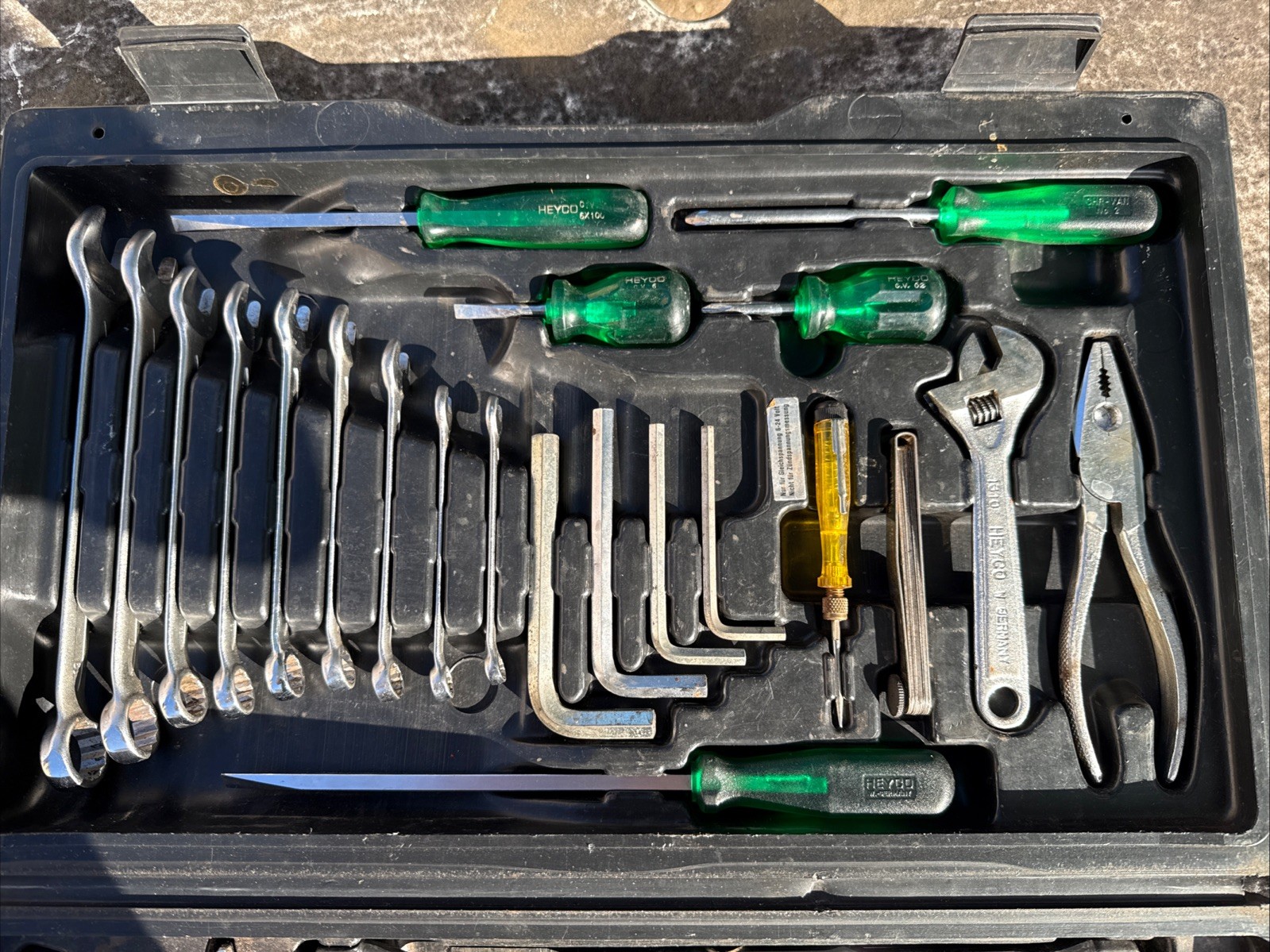 Vintage Heyco Expert Plus 42 Piece Tool Set METRIC (Chrome-Vanadium West Germany
