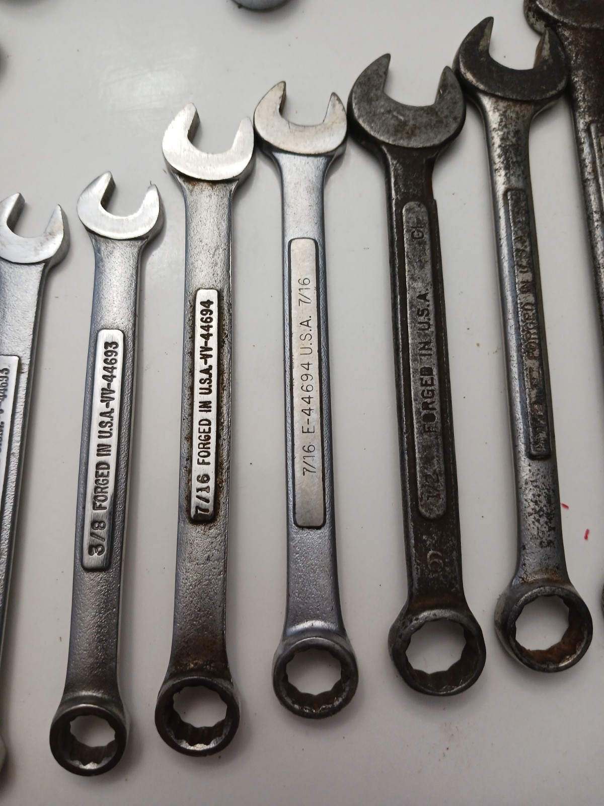 Craftsman Wrenches Sae,Metric Various Sizes Lot Of 37
