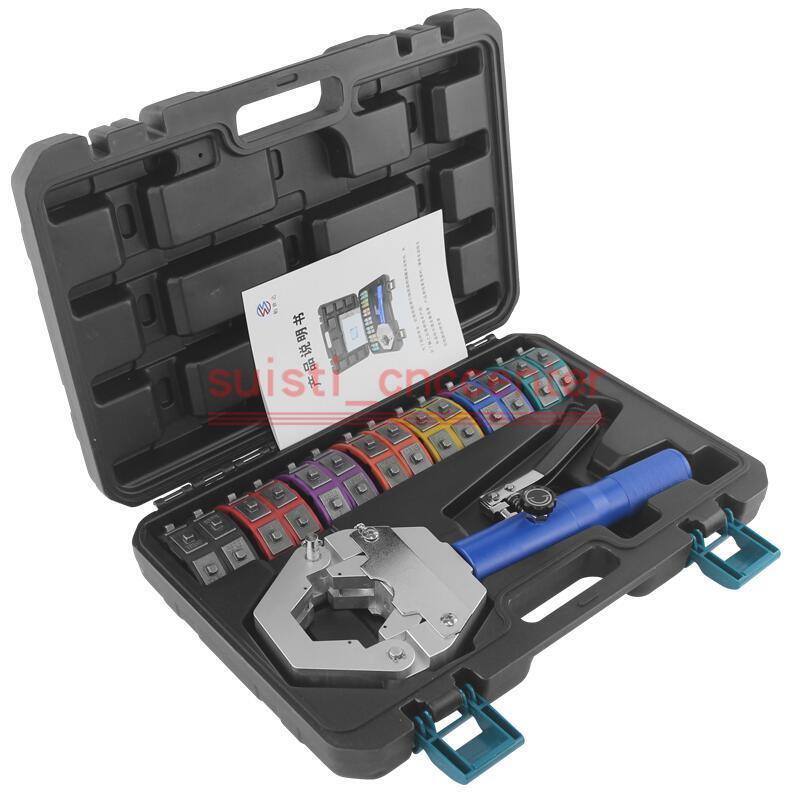 New 71500 A/C Hose Crimper Tool Kit Manual Hydraulic Crimper Portable Crimping