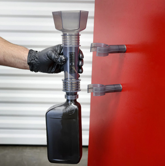 SureBilt Multi-Purpose Funnel Holder With Dual Magnetic Arms & End Cap