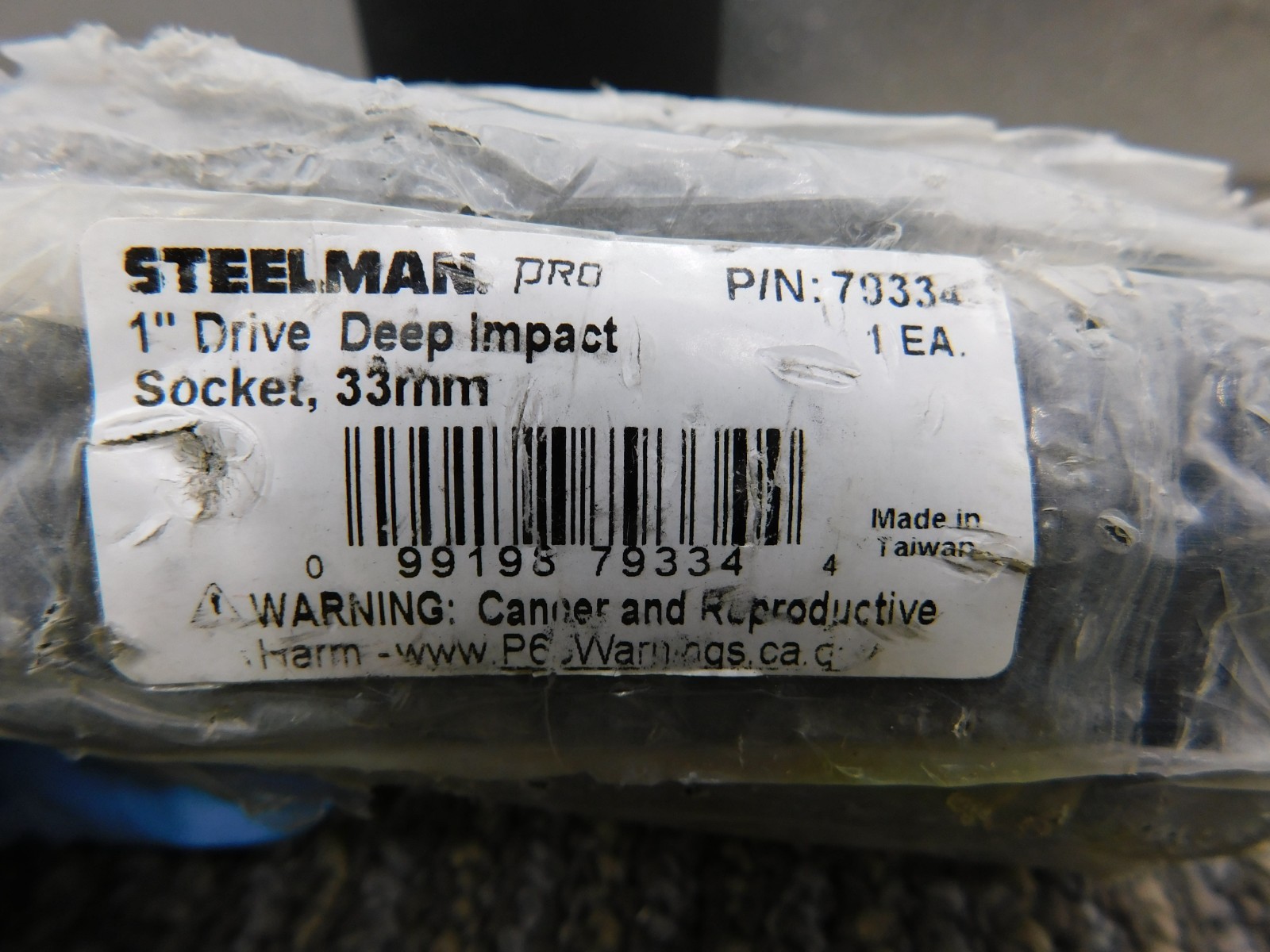 2-Pack Steelman Pro 6 Point 1″ Drive Deep Impact Socket 33mm 79334