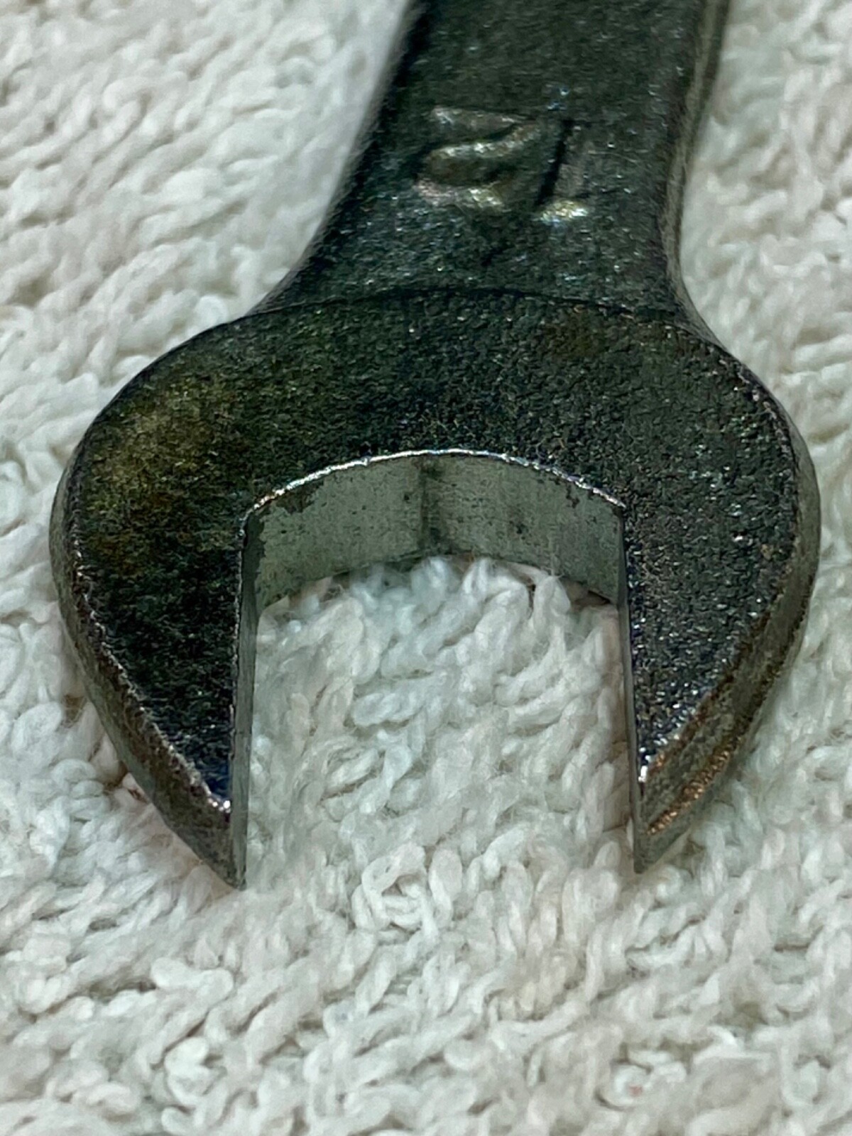 Vintage RK Honda Motors 10mm x 12mm Open-End Wrench No. 1211, Made in Japan