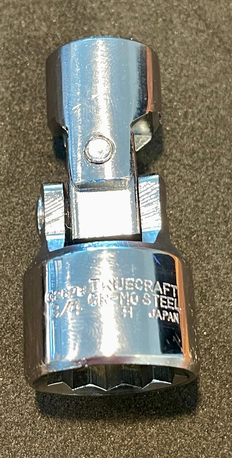 Vintage Truecraft 3/8” Drive 7 Pc Universal Swivel Socket Set – Made in Japan