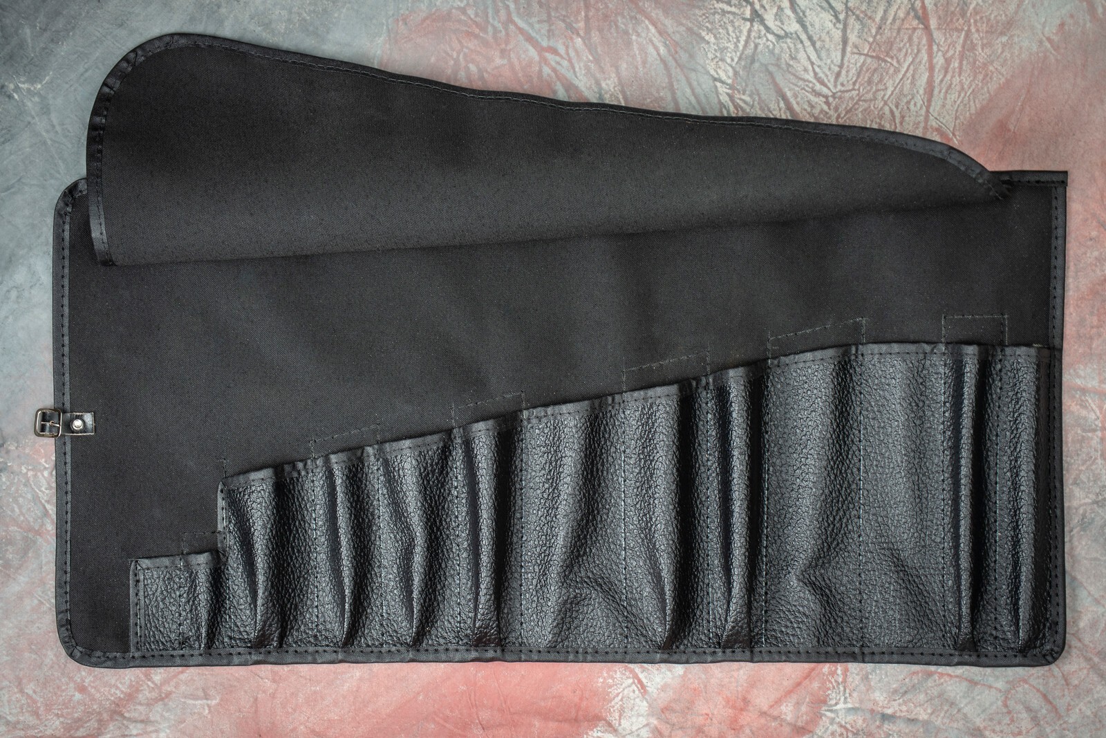 Jaguar XK120 Tool Bag C.2882/C1 – Black Heavy Grained Vinyl with Black Lining