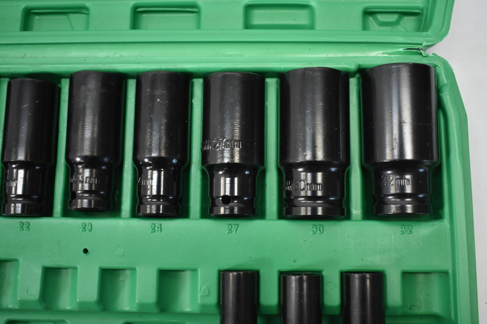 11 Piece Socket Set Metric 6 Point Deep Impact Tool Replacements MISSING PIECES