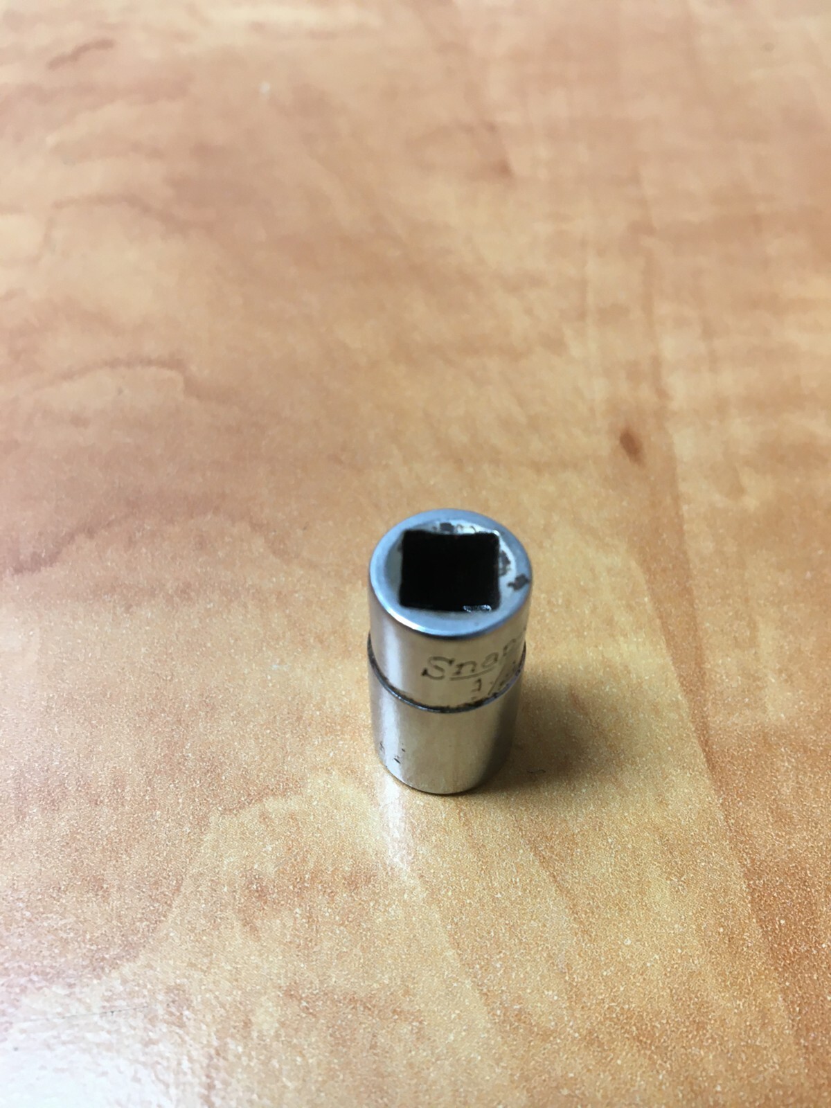 Snap On Tools 1/4” Drive 8 Point Double Square 1/4” Shallow Socket TM408 1969