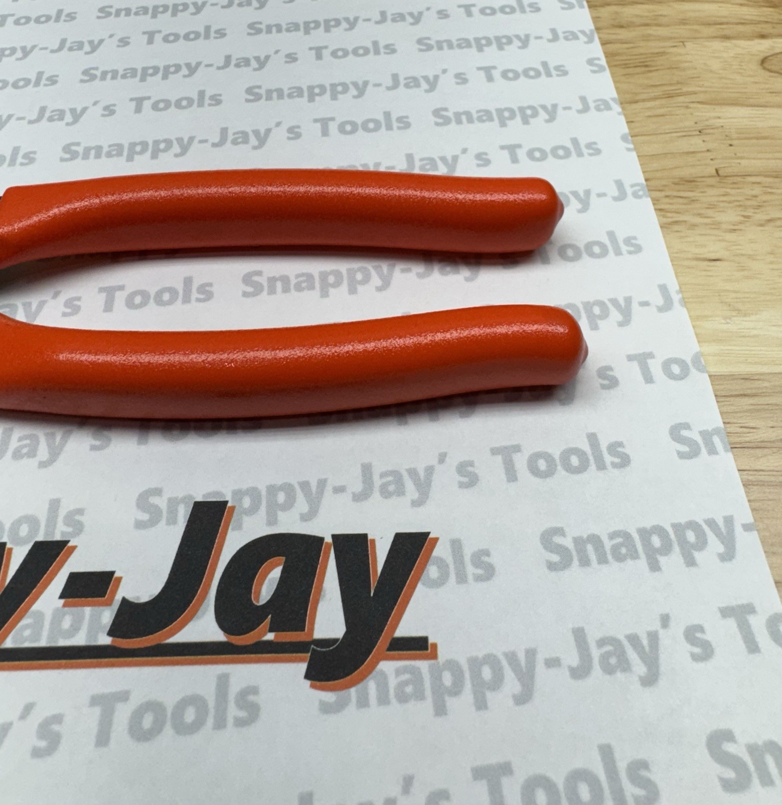 Snap-on Tools USA NEW ORANGE 9″ Talon Grip Long Nose Slip Joint Pliers LN47ACF