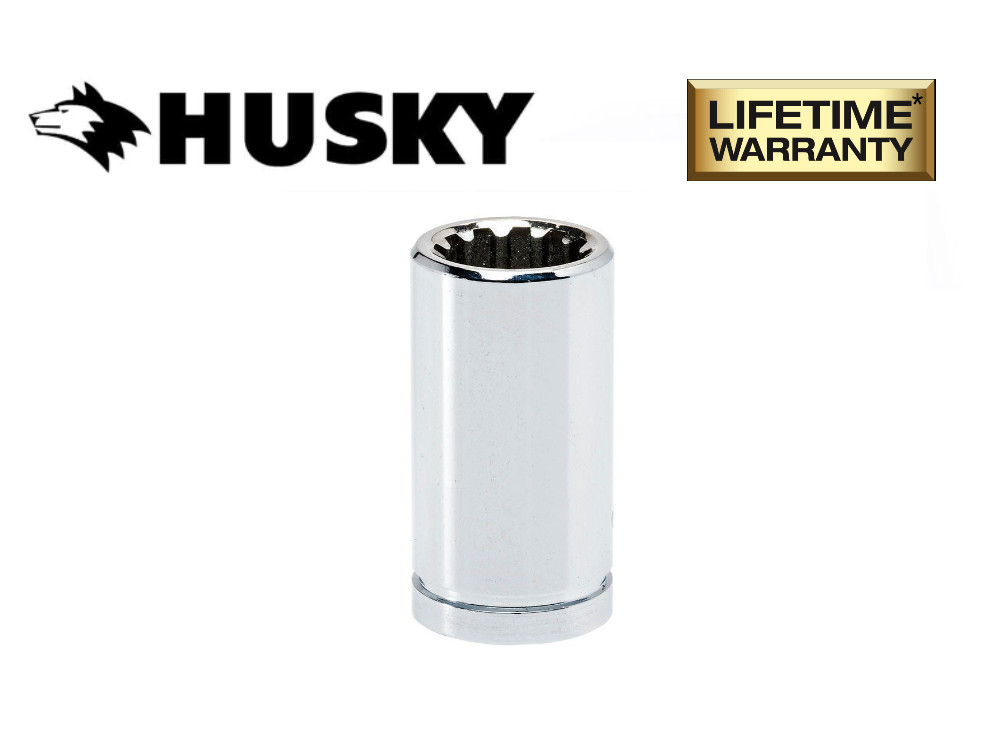 Husky Socket 1/4″, 3/8″, 1/2″ Drive -6/12 Pt Shallow / Deep SAE mm Any Size NEW