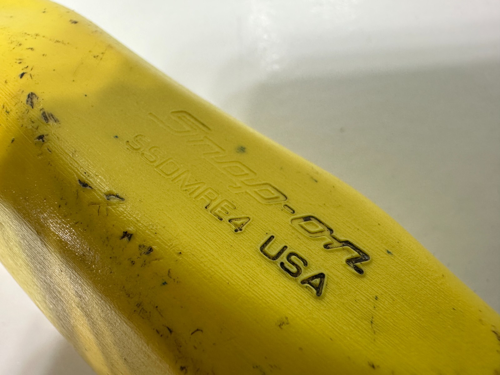 🇺🇸 Snap-On Tools USA SSDMRE4 Pistol-Grip YELLOW Ratcheting Screwdriver w/ Bits
