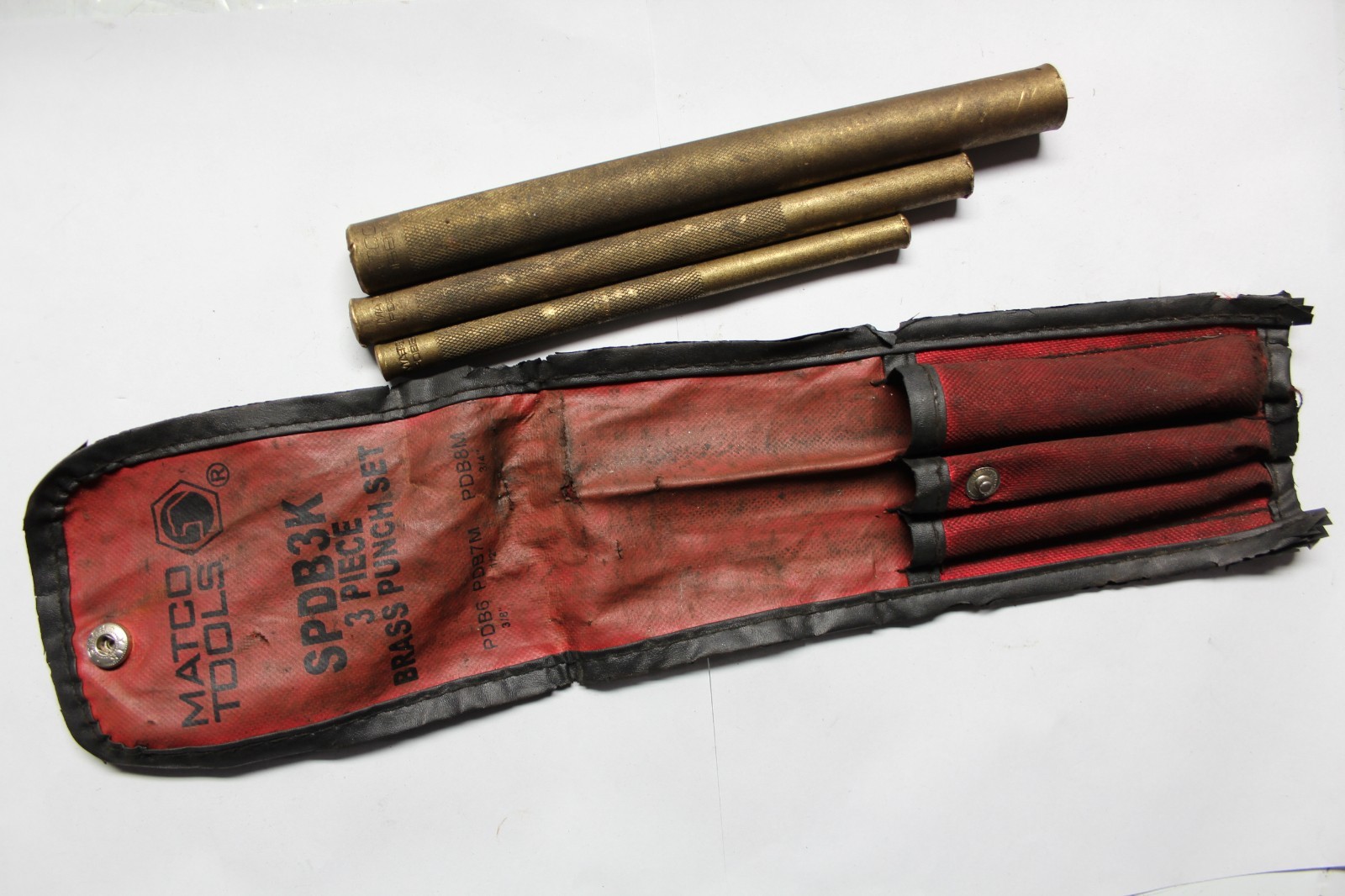 MATCO TOOLS SPDB3K 3 PIECE BRASS DRIFT PUNCH SET USA