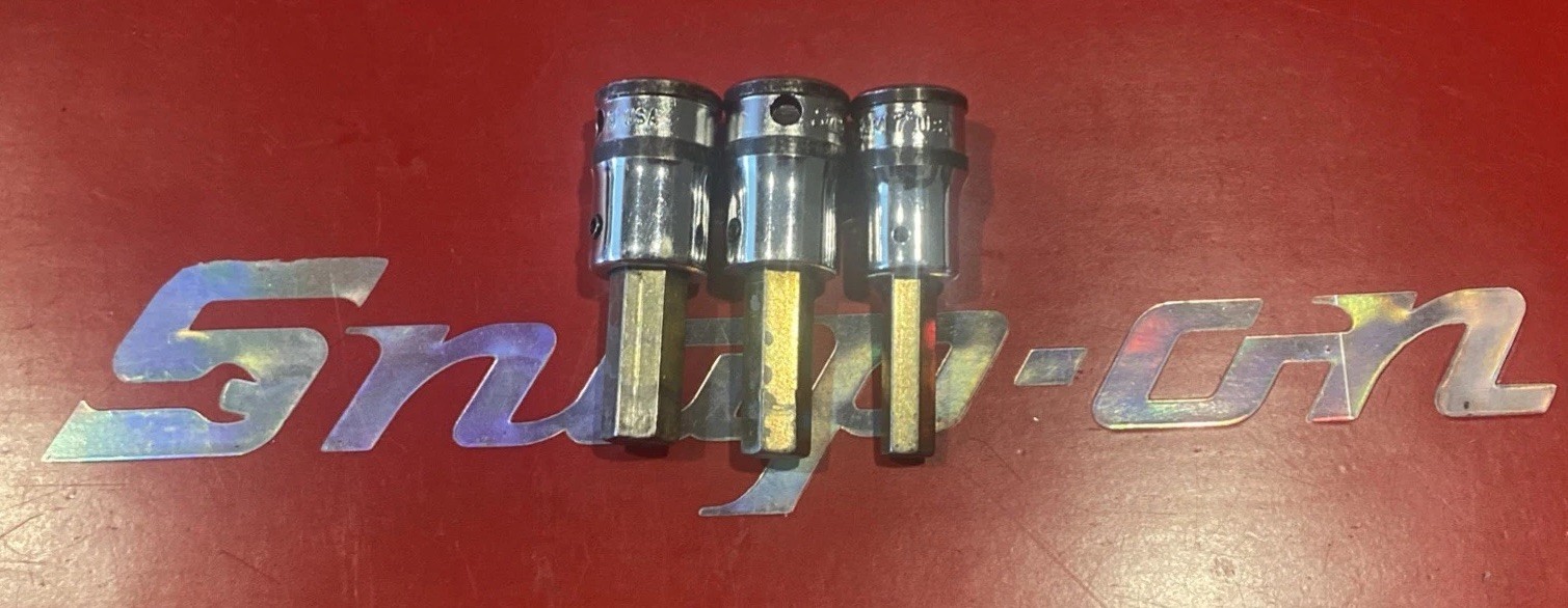 SNAP ON TOOLS FAM10B, FAM9, & FAM7 Metric Hex Bit Socket Driver 3/8″