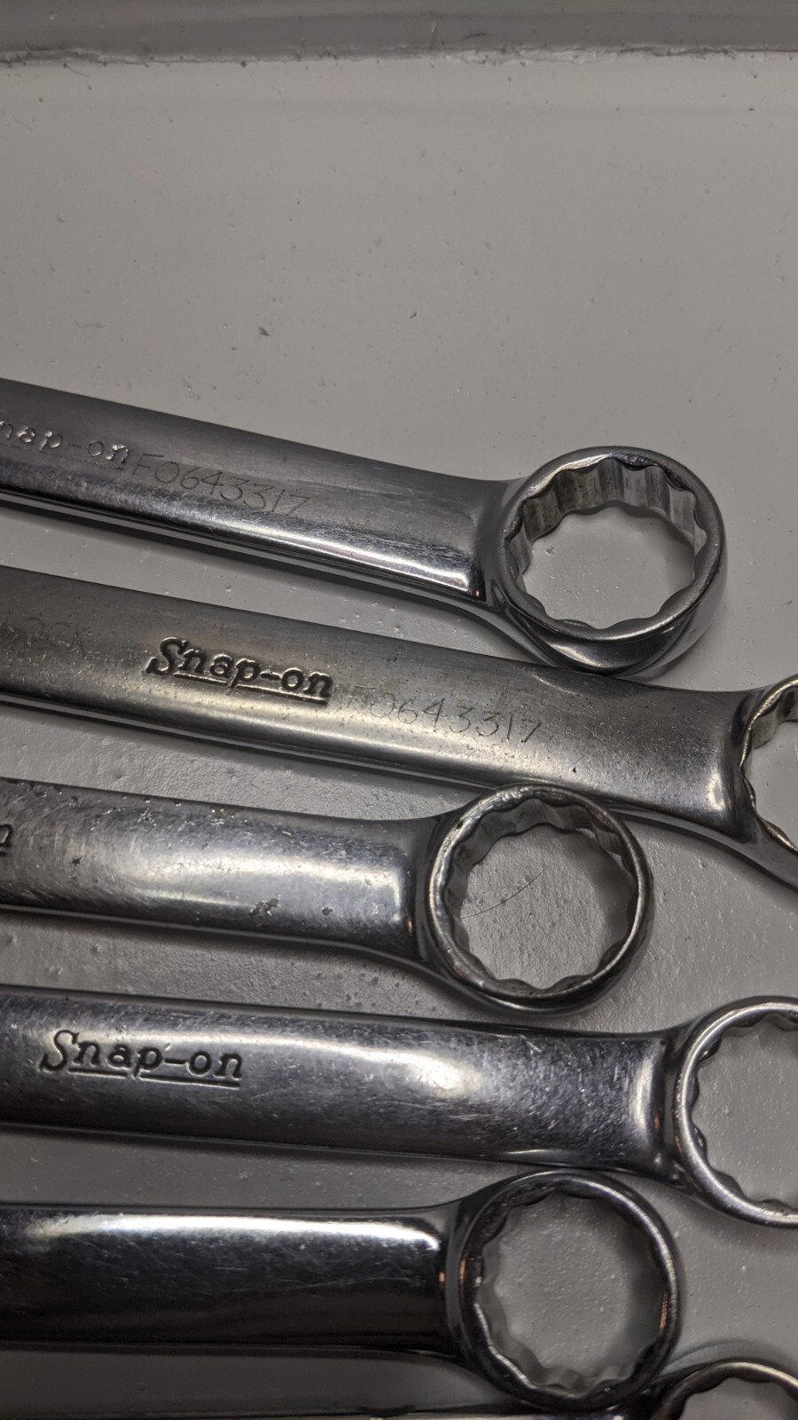 Snap-On OEXM 6mm-19mm 12-Point Metric Flank Drive Short Combination Set