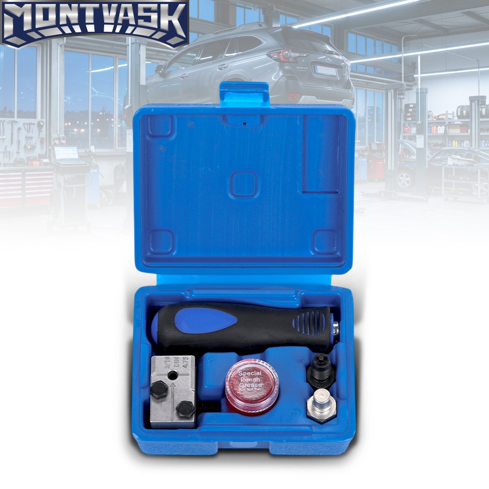 Universal 3/16» Double Flare Handheld Car Brake Line Flaring Tool Kit