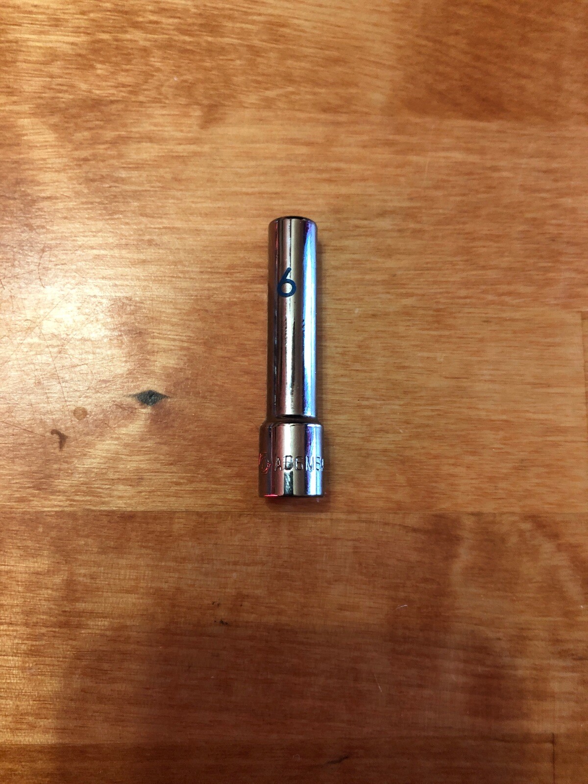 Matco Tools 6 Mm Deep 6 Pt 1/4” Drive Chrome Socket AD6M6A Made In USA New!