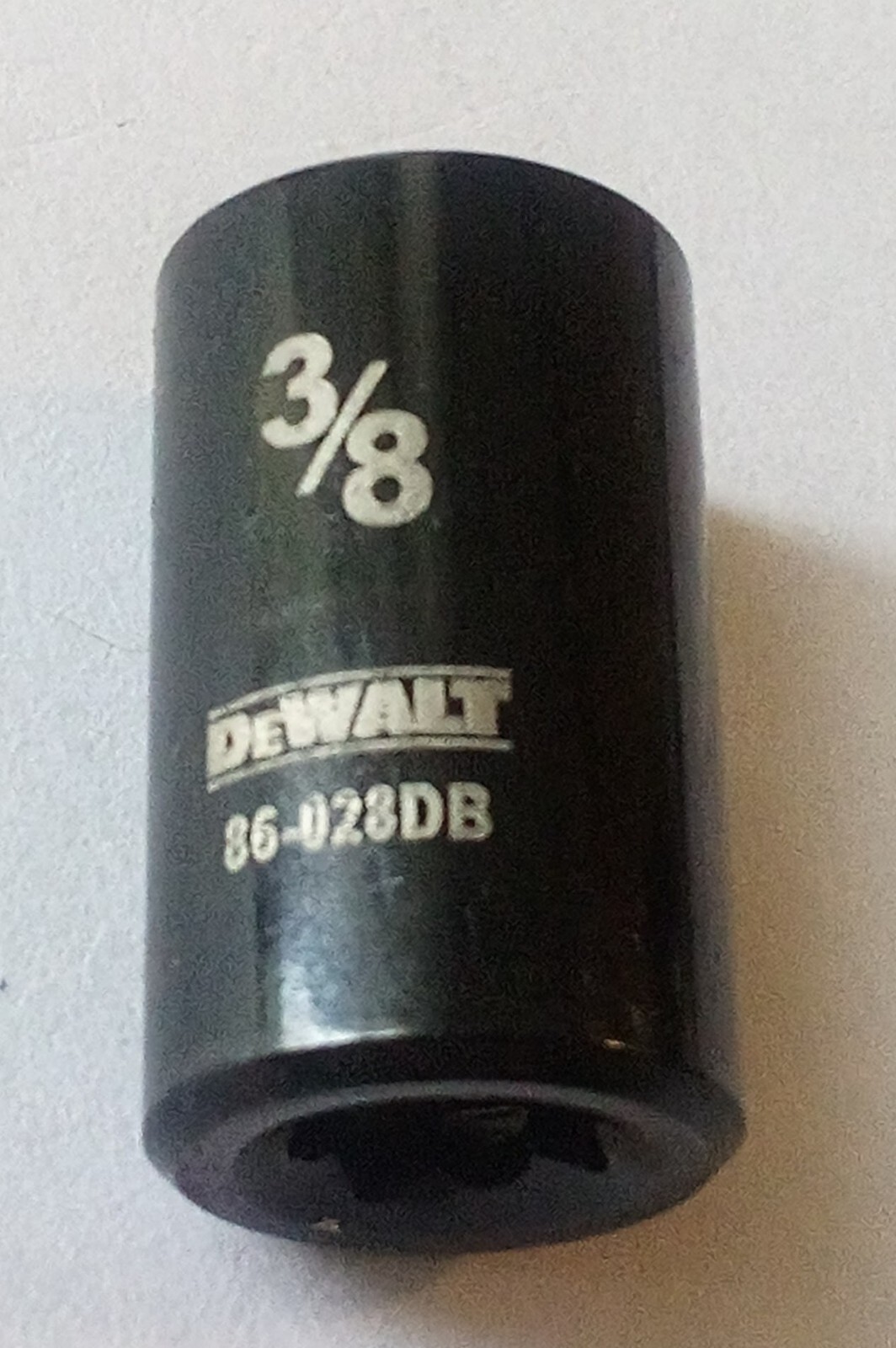 DeWalt  3/8″ x 1/4″ Dr SAE Black Chrome Socket  86-028DB – 6 Pt Free Shipping
