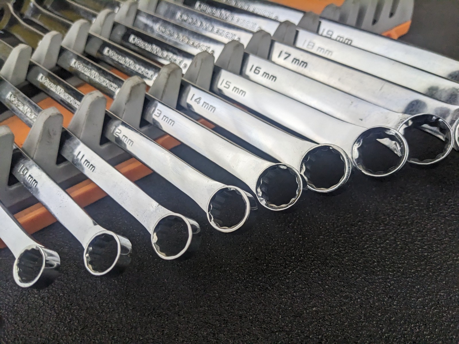 #bm676 Gearwrench 85988 12 Piece Metric XL 0º Ratcheting Double Box Wrench Set