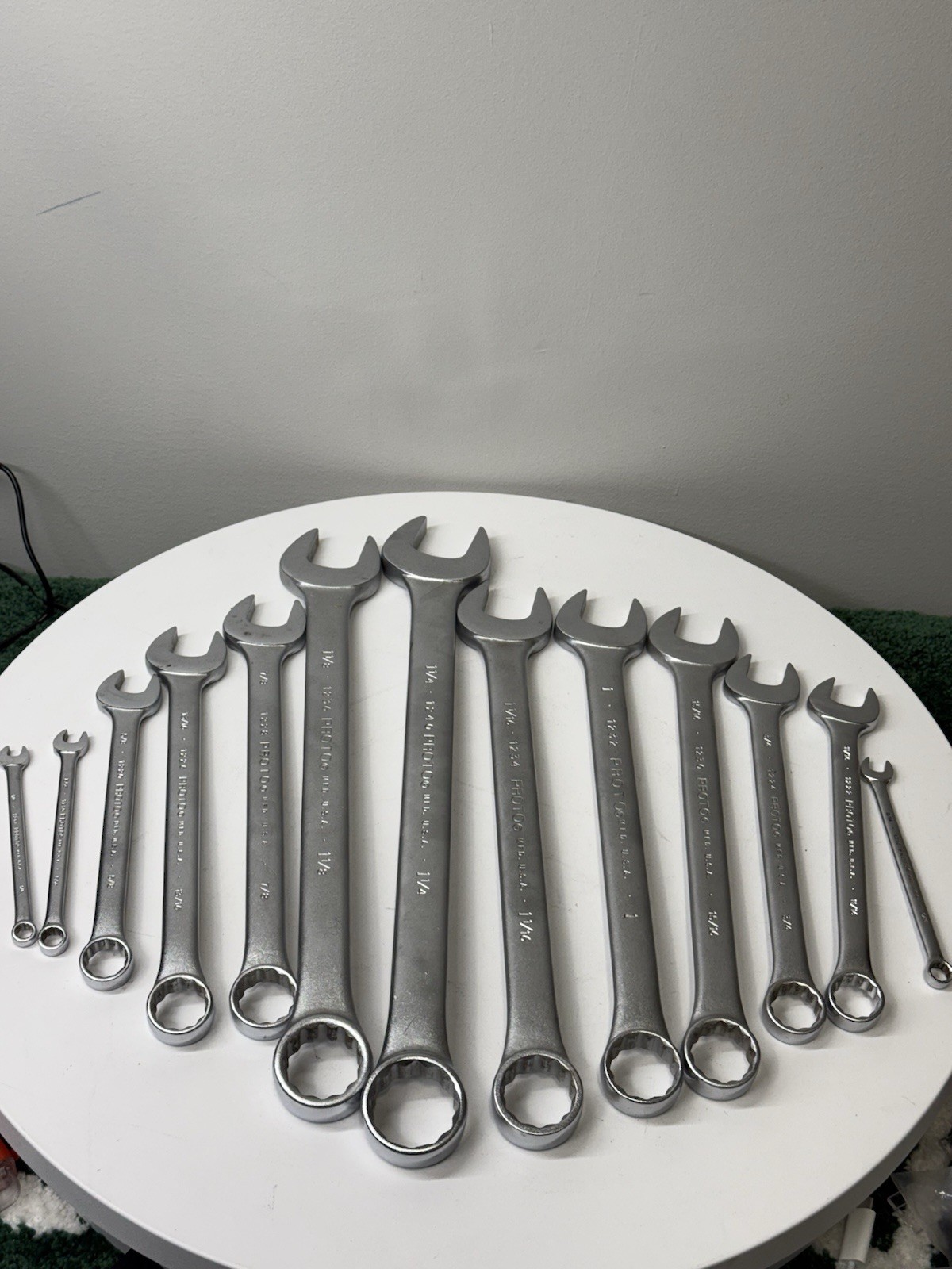 Lot Of 13 PROTO Professional SAE Combination Wrenches MADE IN USA