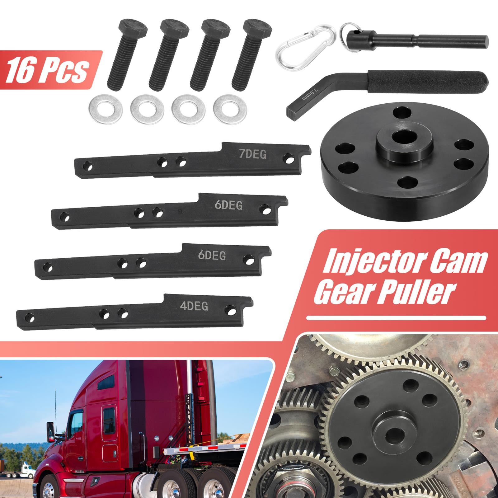 3163021 3163069 3163530 for Cummins ISX Timing Injector Cam Gear Puller Tool Kit