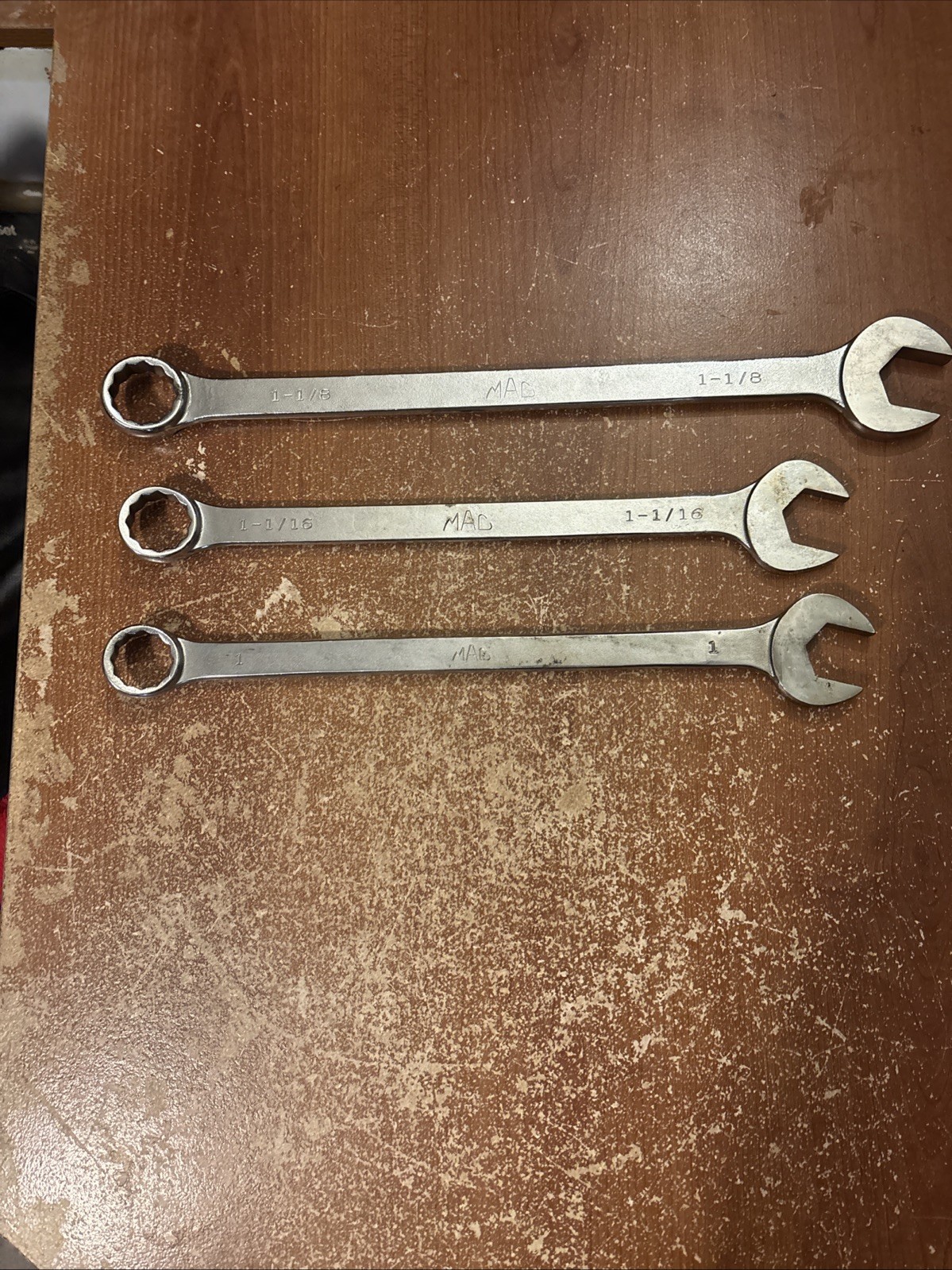 Mac Tools Large Combination Wrench Lot USA