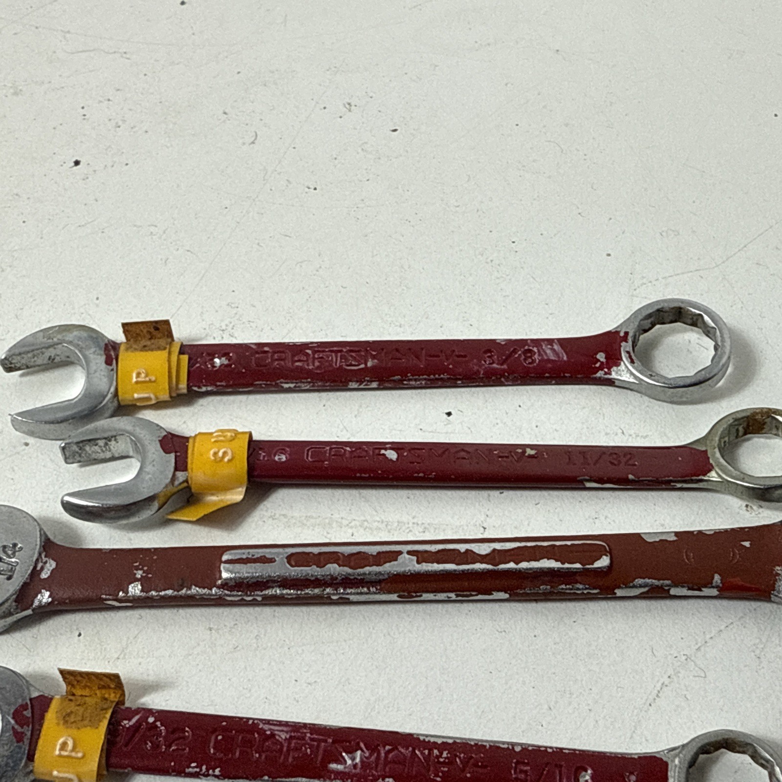 craftsman 13/64 -3/8 wrench lot small lot of 8 total. painted