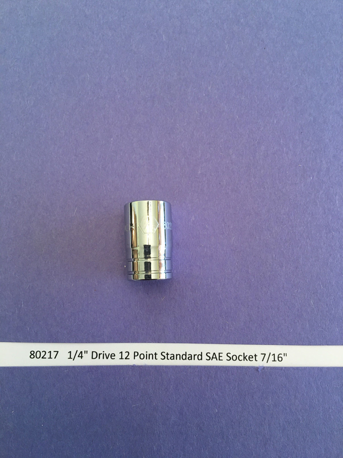 GearWrench 80217 1/4″ Drive 12 Point Standard SAE Socket 7/16″