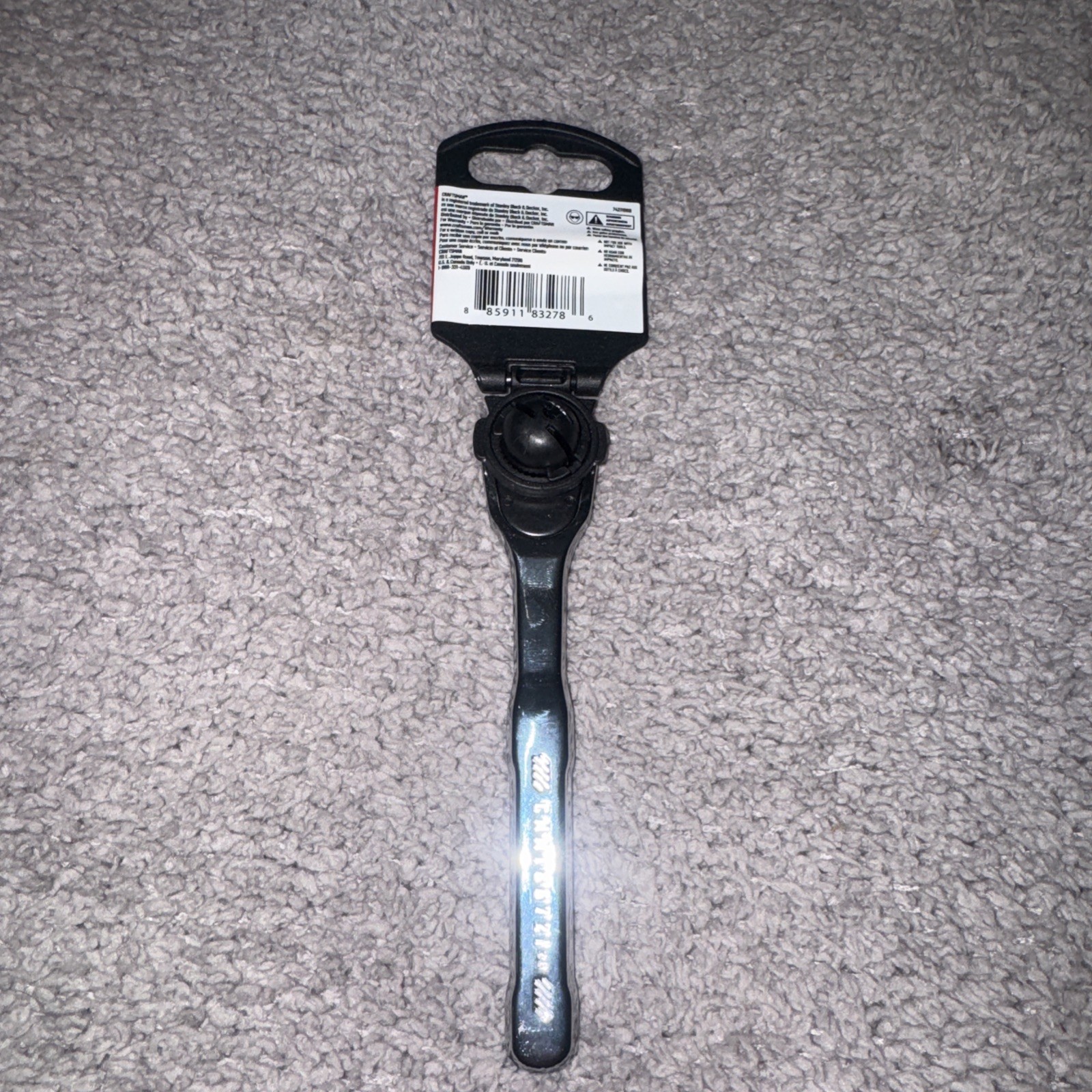 NEW CRAFTSMAN Ratchet Wrench, 1/4 Dr, 72-Tooth, LOW PROFILE (CMMT86721)