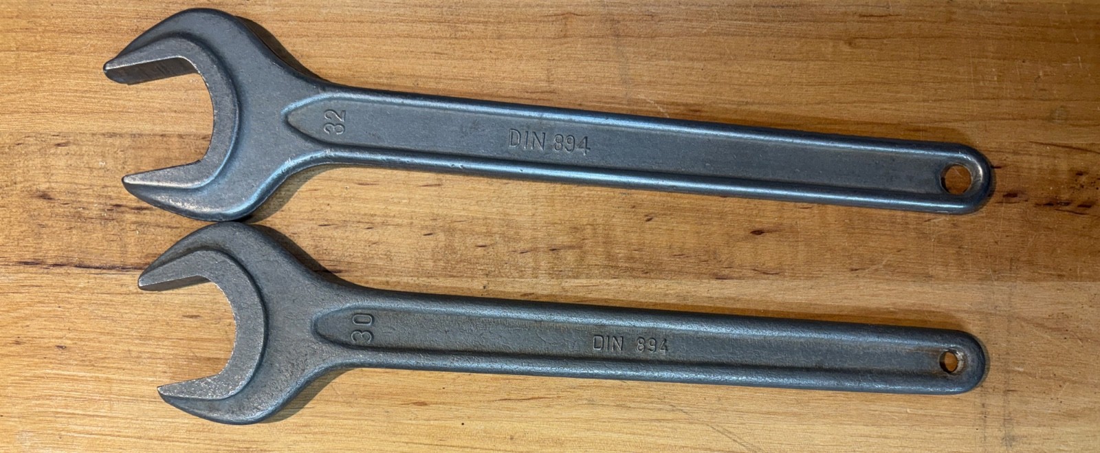 GEDORE metric open ended wenches, 30 mm and 32 mm, Germany