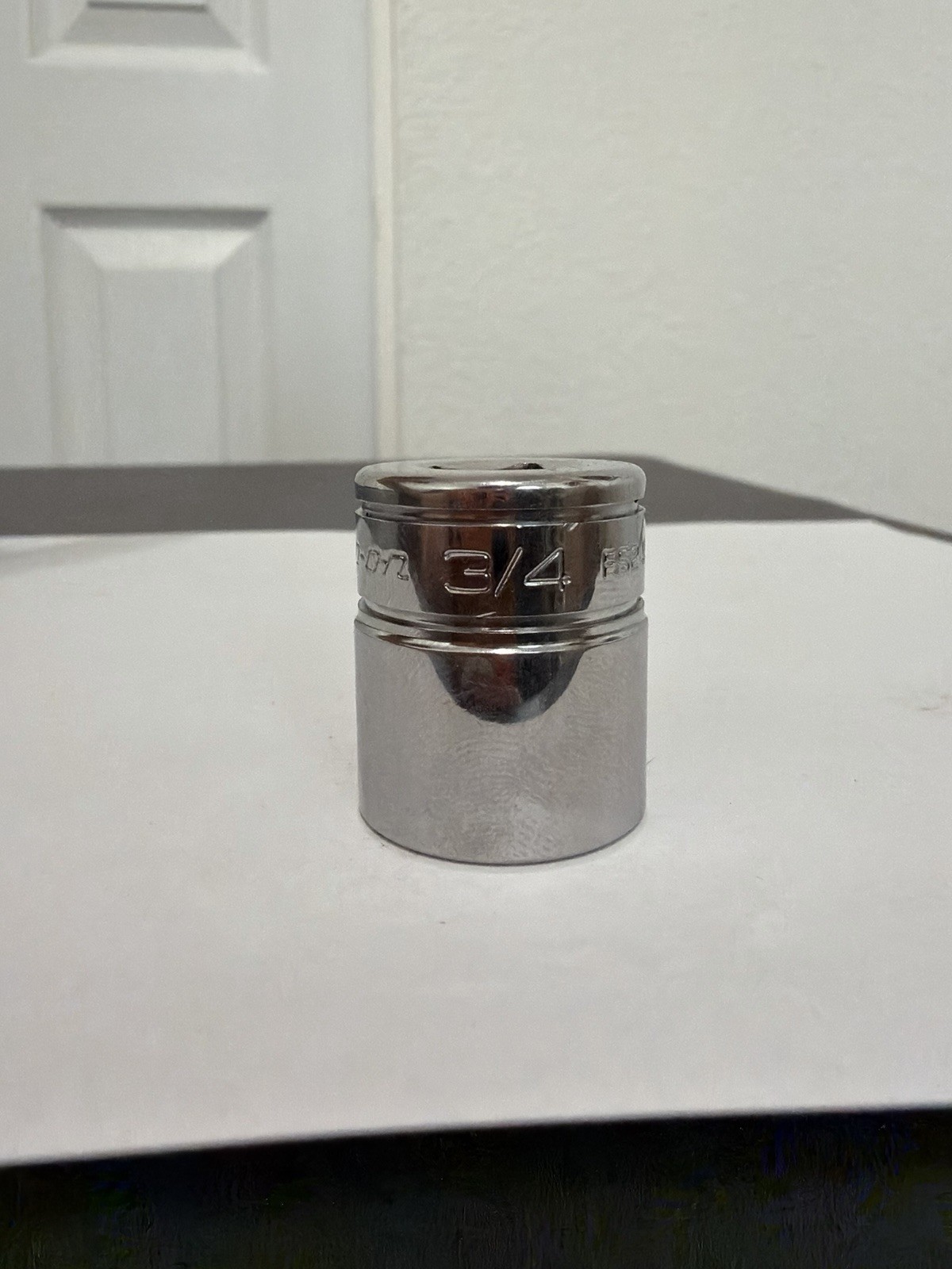 Snap-on Tools FS241 SAE 3/8″ drive 3/4” Shallow 6 Pt. Socket Chrome USA
