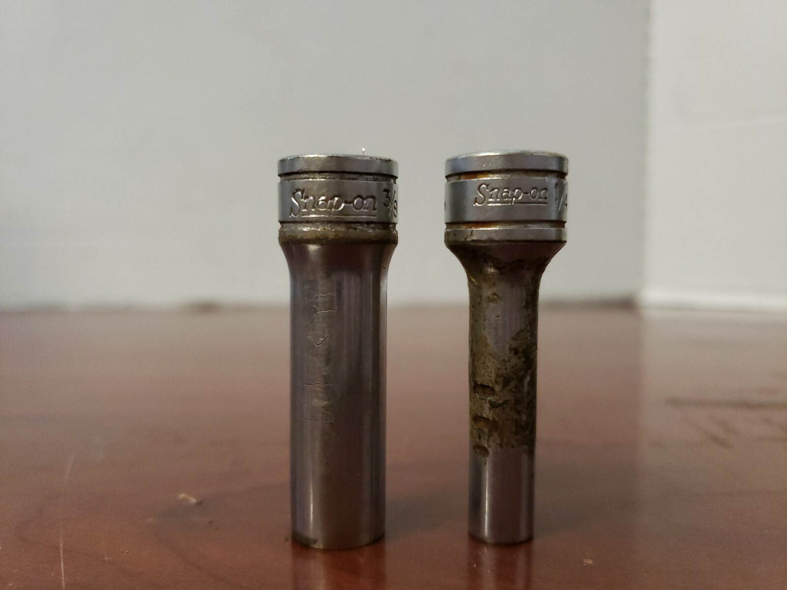 Snap-on SF 081 And SF 121 3/8″ Drive Flank Drive Deep Sockets c-x