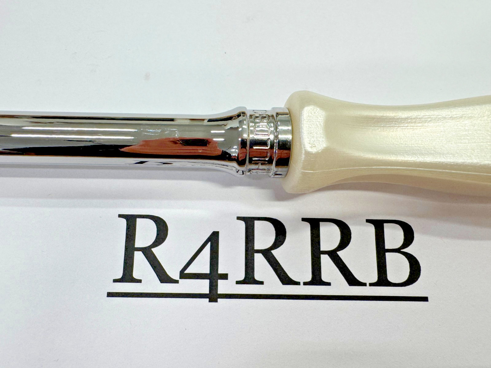 Snap-on Tools PEARL WHITE 3/8″ Drive Hard EXTRA Long Fixed Ratchet FHLLD80PW NOS
