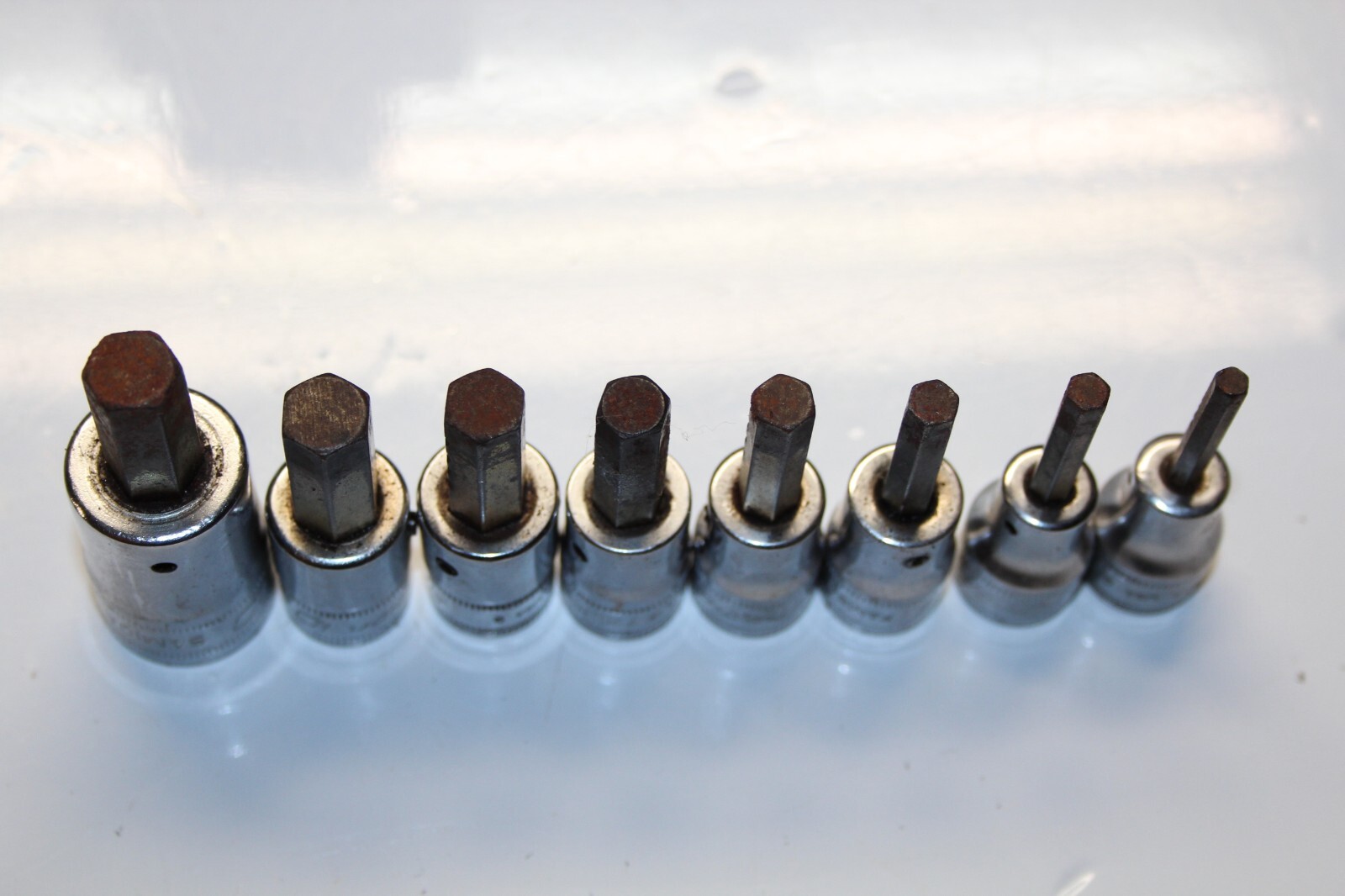 SNAP-ON TOOLS METRIC Standard Hex Bit Socket Driver SET USA 207EFAMY + SAM10A