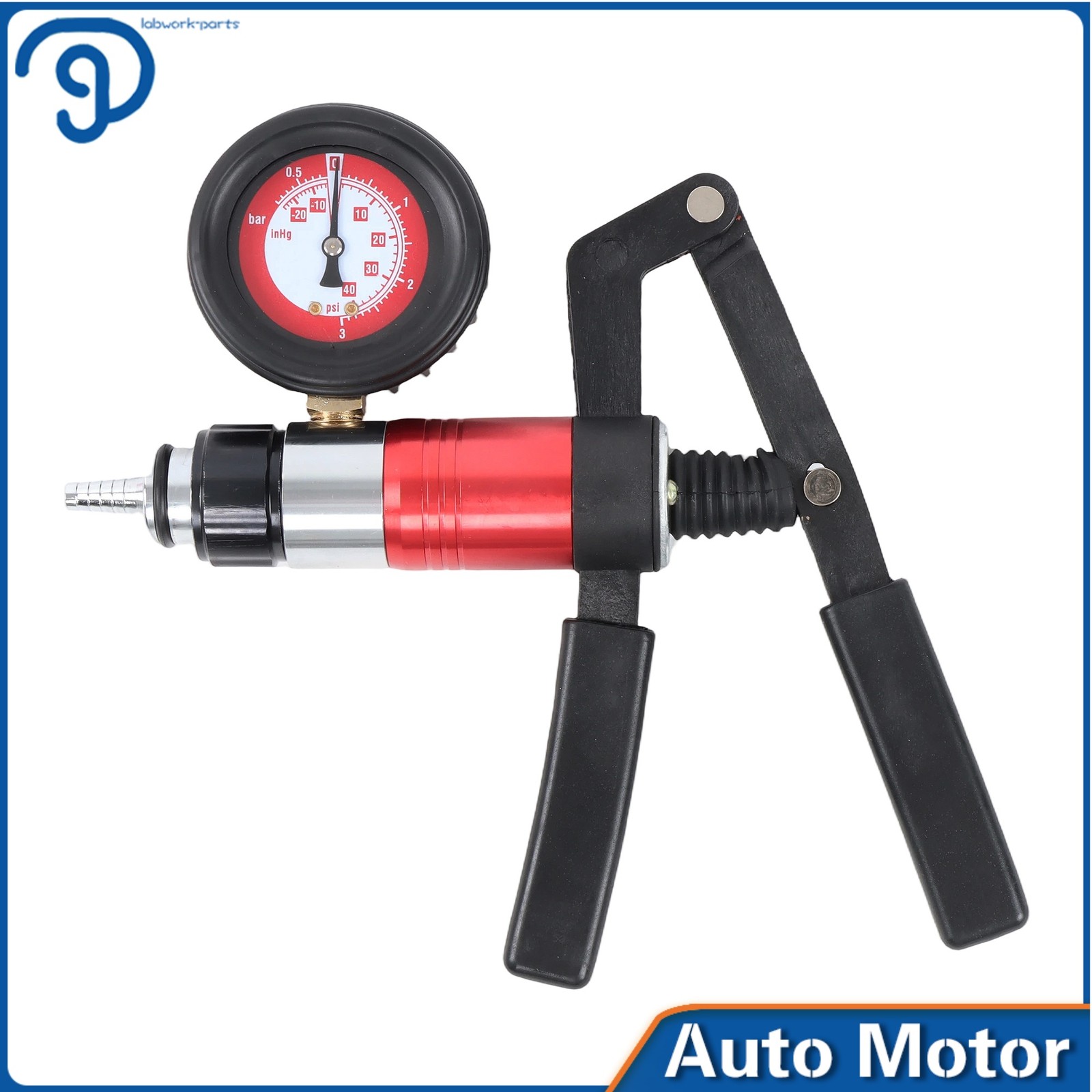 Hand Held Vacuum & Pressure Pump Tester Set Brake Bleeder Bleeding Kit W/ Case