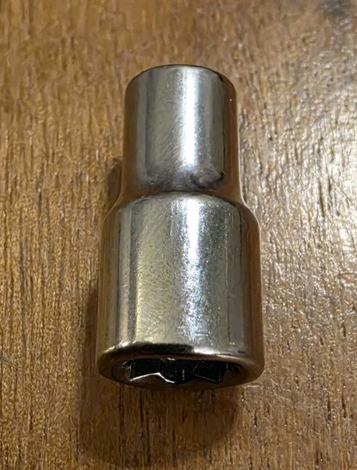 Craftsman USA 5.5mm Socket 6 Point 1/4″ Drive 34601 Easy Read