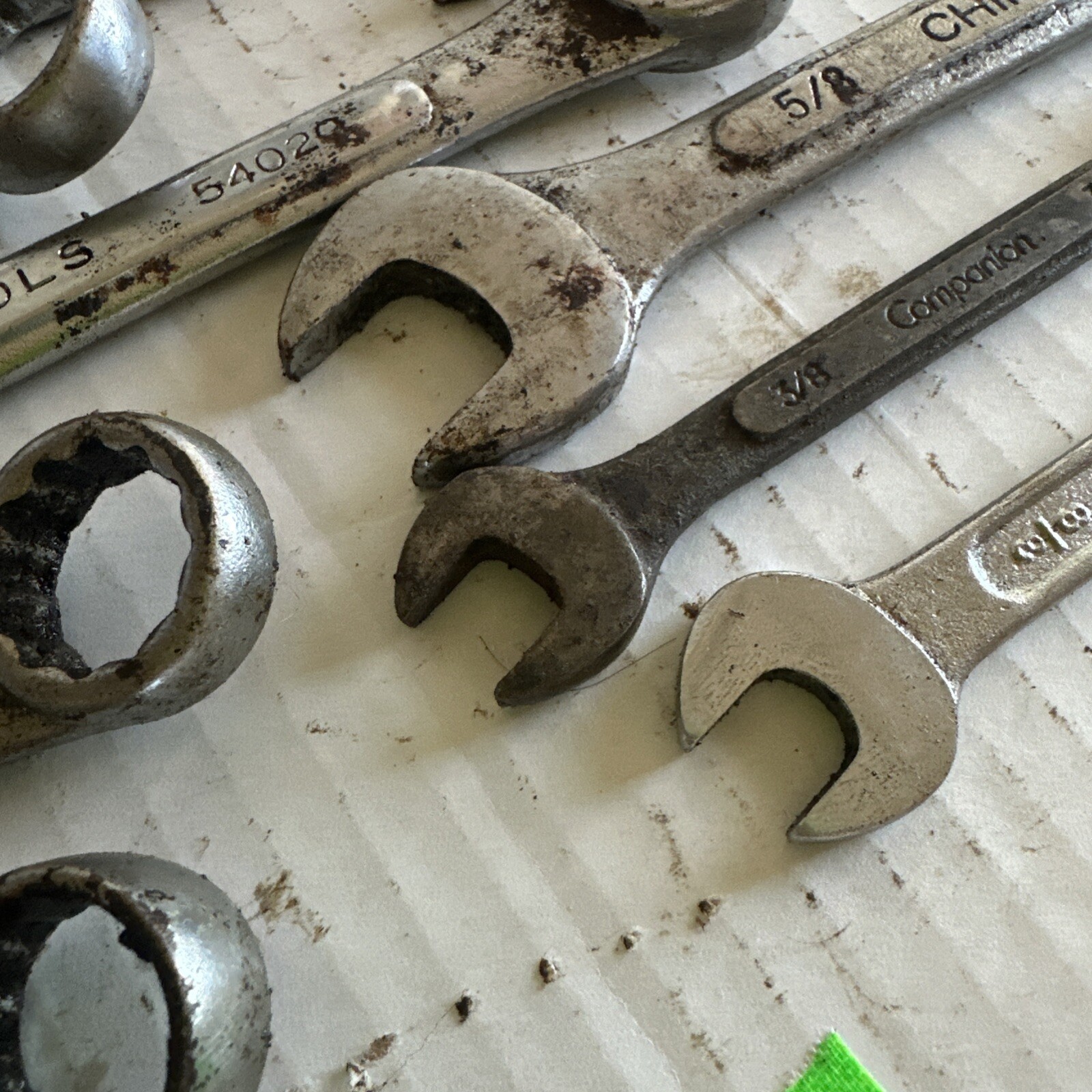 24 combination wrenches standard OPEN / BOXED ends DOUBLES Tatools Durabuilt vgc